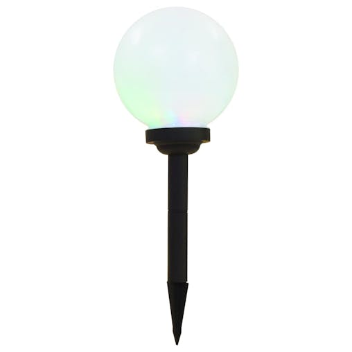 NNEVL Outdoor Solar Lamps 3 pcs LED Spherical 20 cm RGB