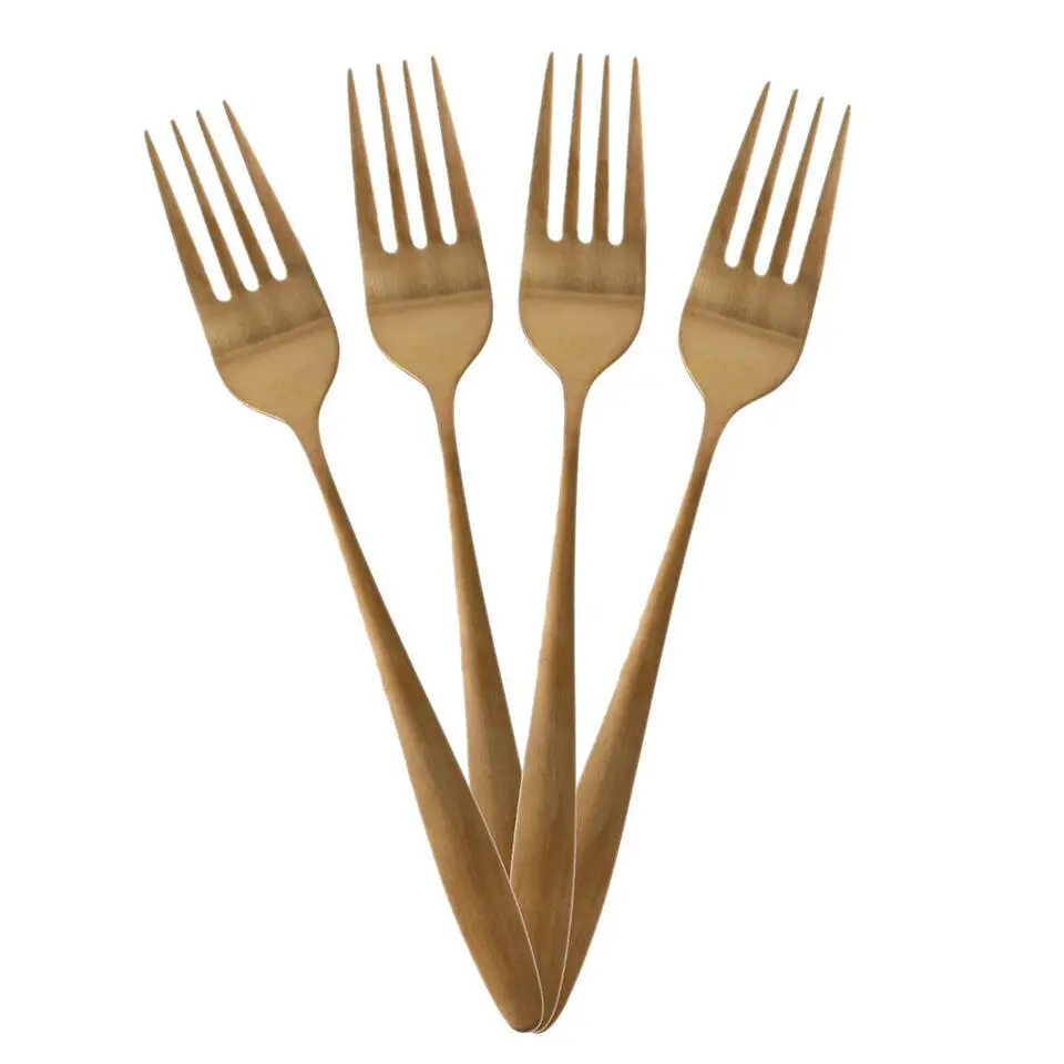 Home Deco Factory Bestekset - 16 delig - koper - RVS - 4 personen