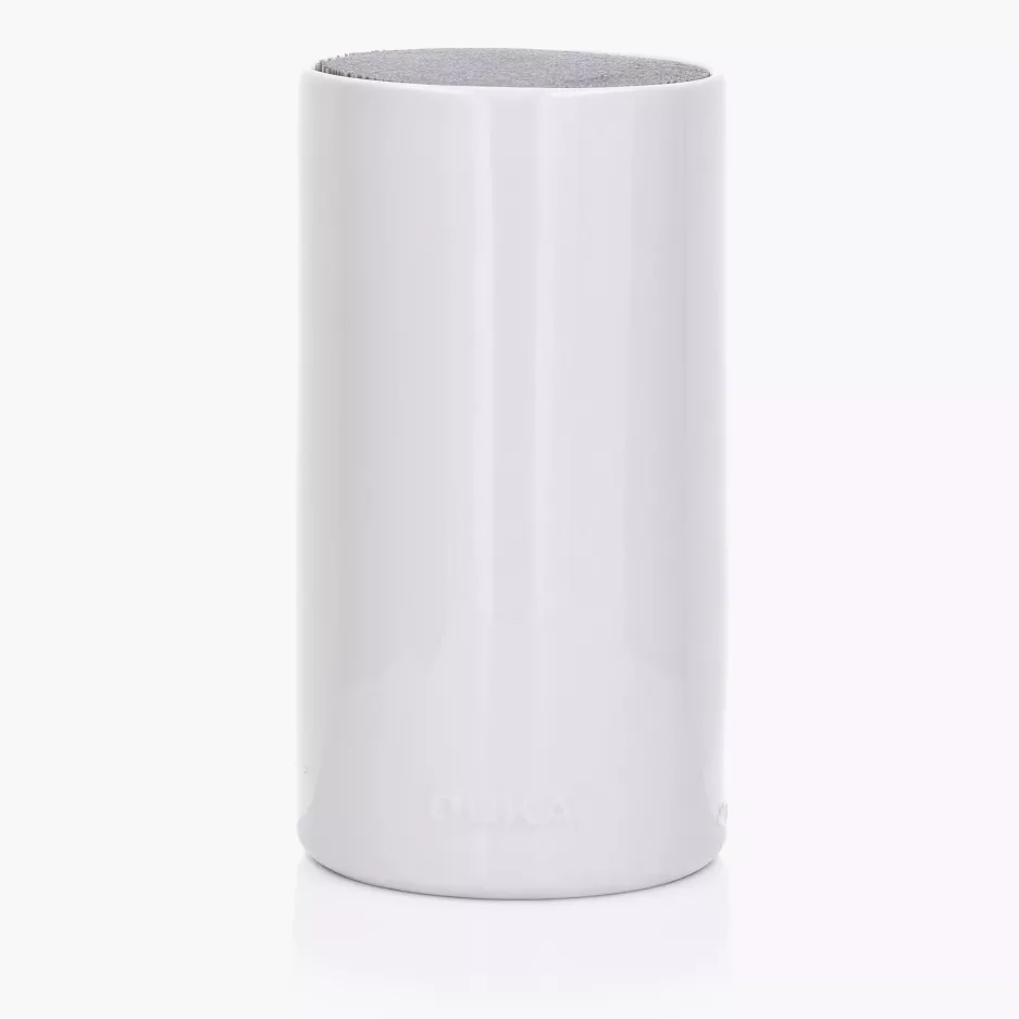 Blok na noże DUKA VIT 11x21 cm biały porcelana