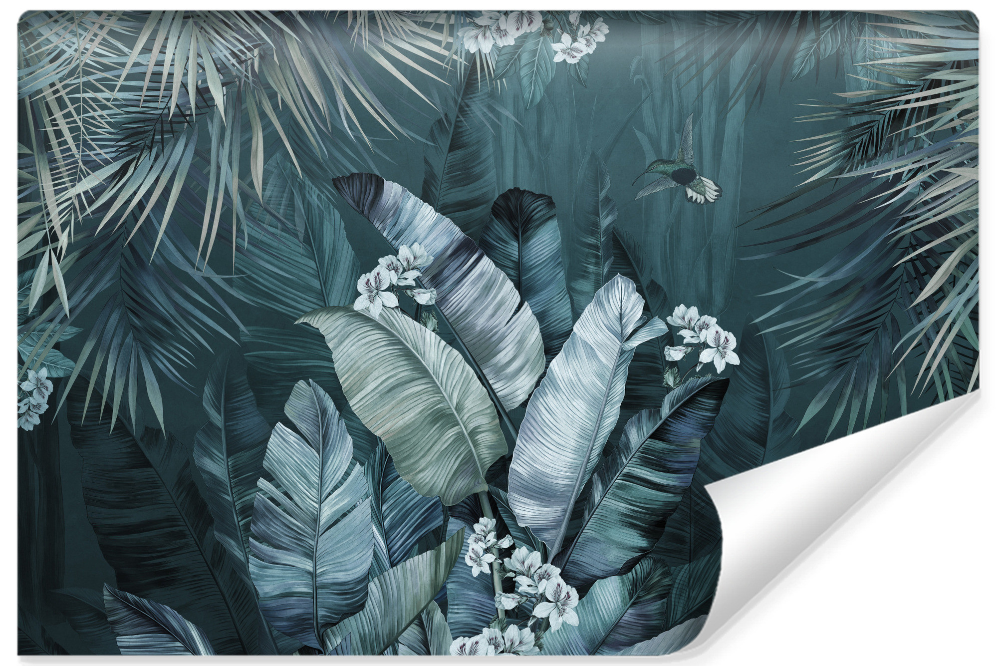 Fototapeta Abstrakcyjne Liście Bananowe 90x60cm