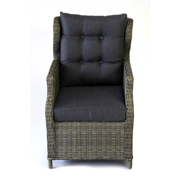 Dining-Lounge »Canelli«, 7 Sitzplätze, Polyrattan/Aluminium/Polyester/Glas, inkl. Auflagen