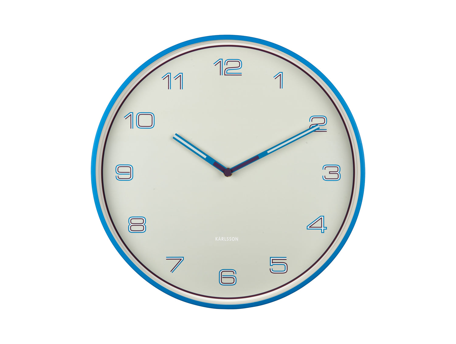 Karlsson - Wall Clock Lined Numbers
