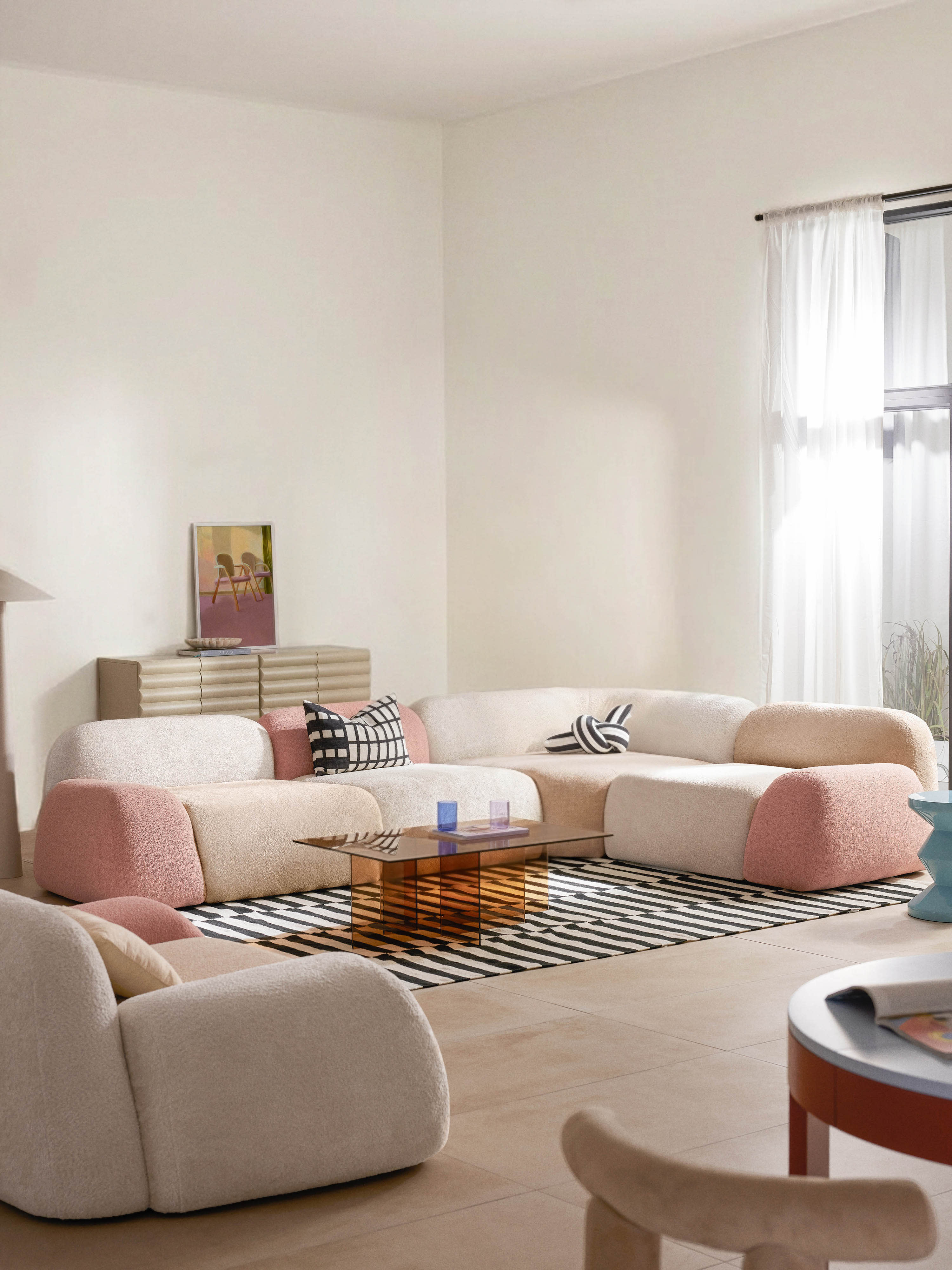 Modulares Ecksofa Wolke (4-Sitzer), Fuorisalone Edition