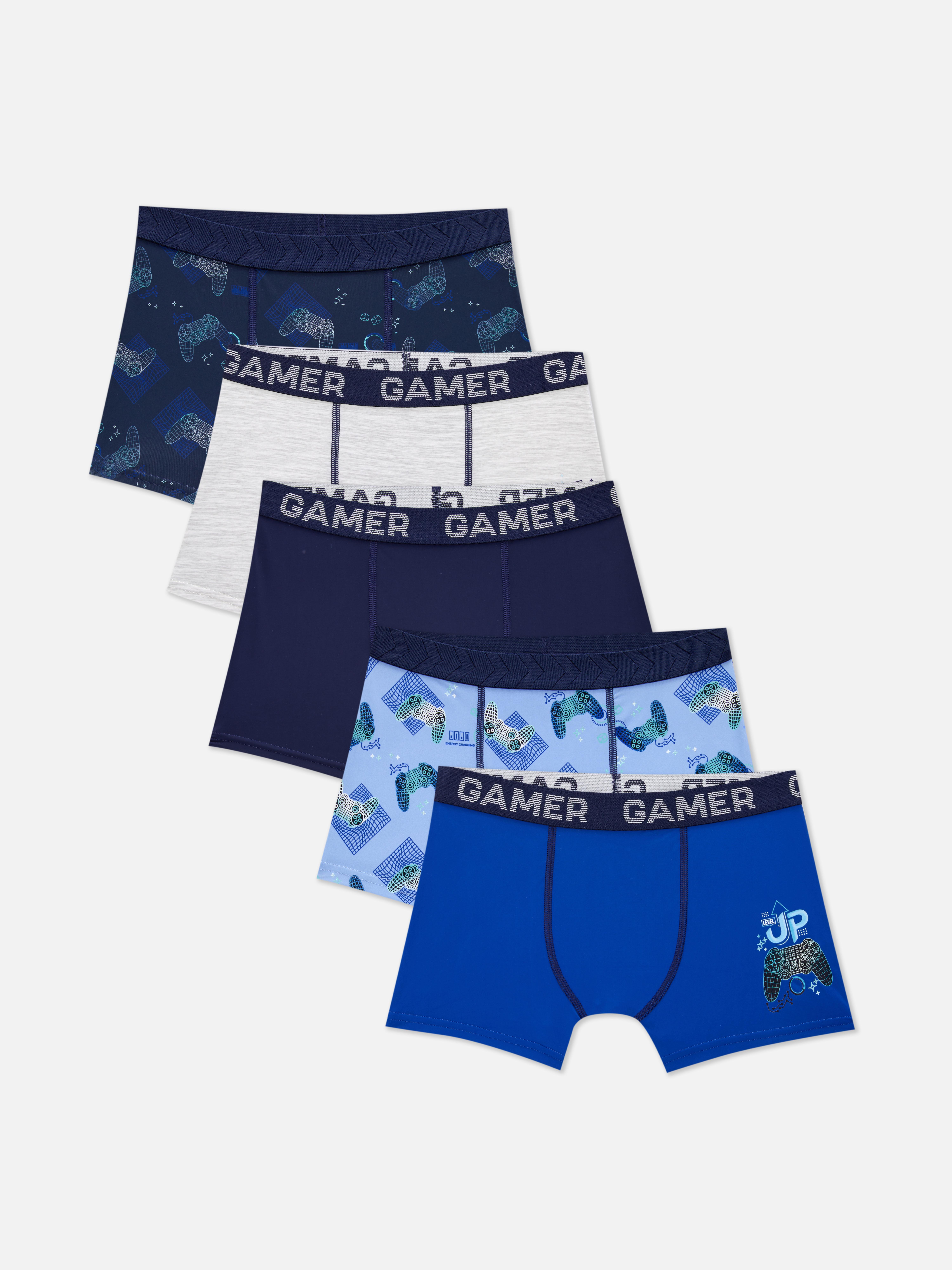 2-15yrs | 5pk Gaming Graphic Trunks