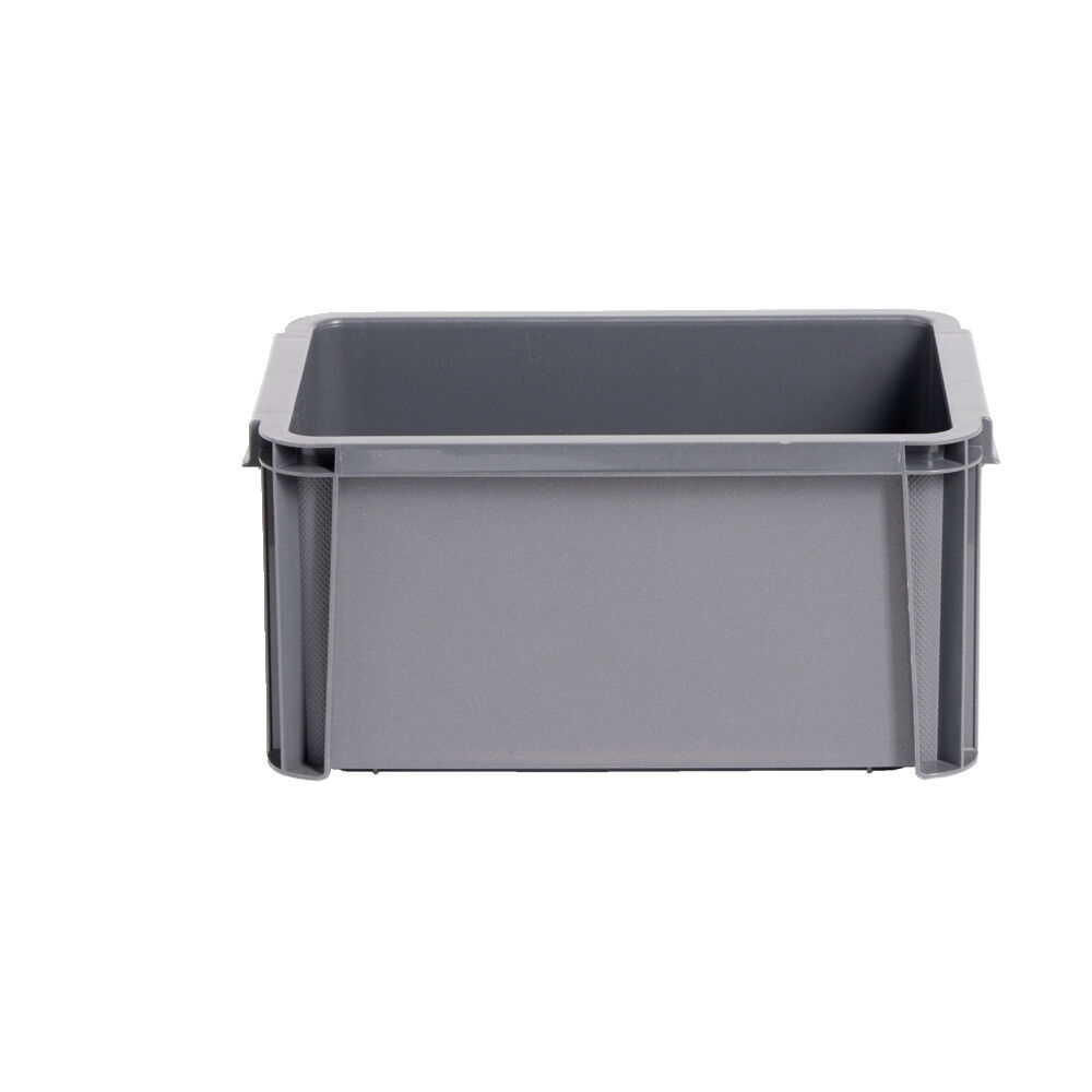 Bac renforcé rangement plastique gris 5L