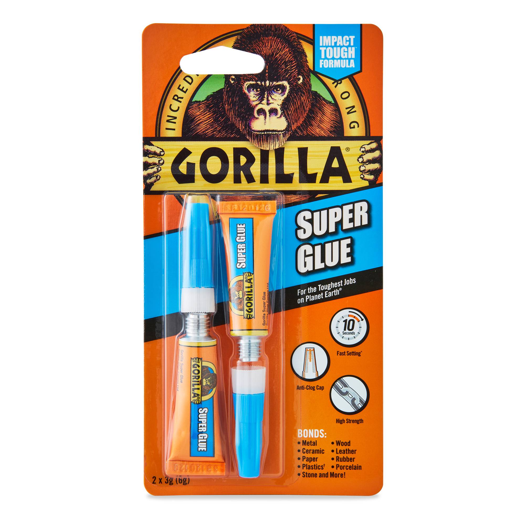 Gorilla Super Glue 2 Pack