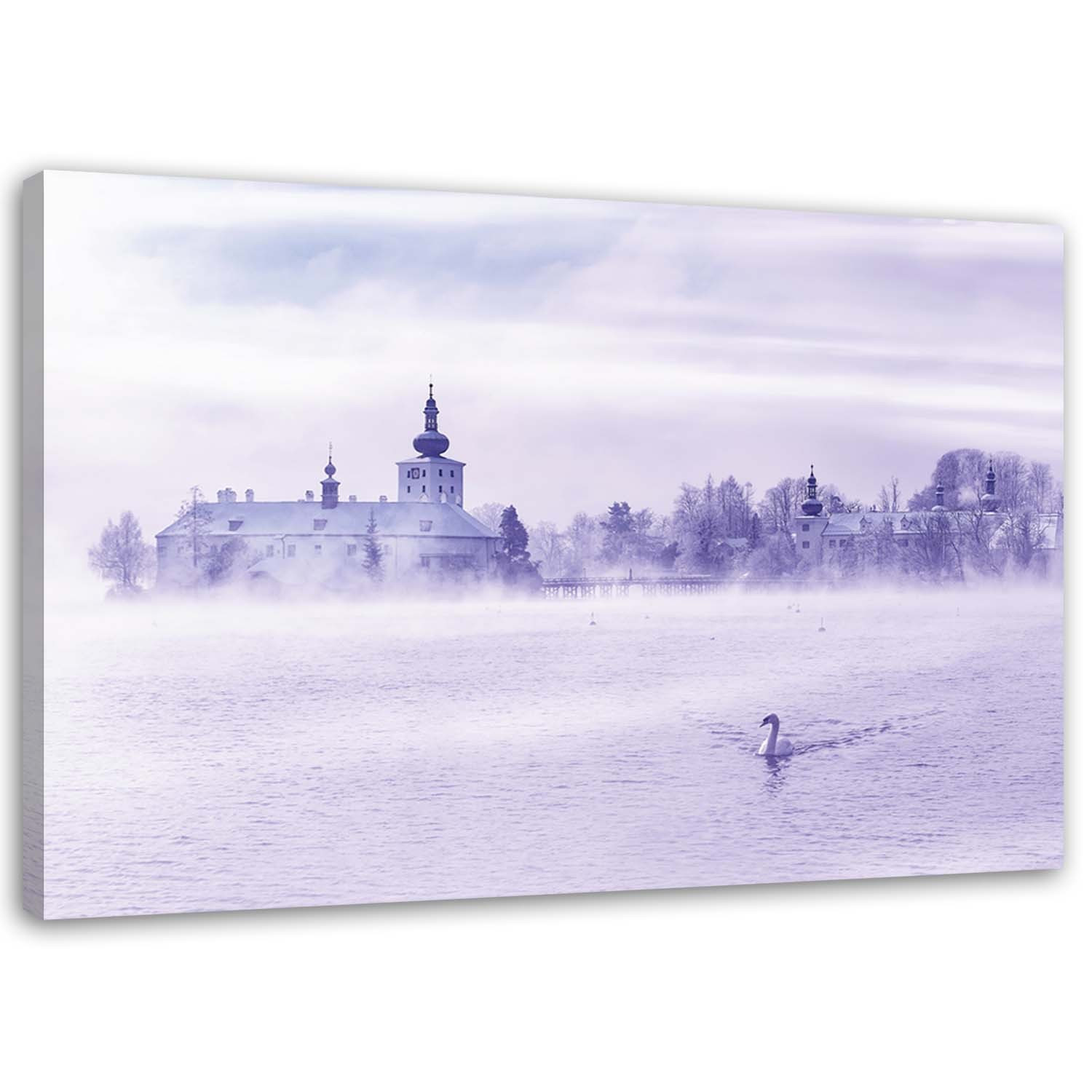 Feeby Obraz na płótnie Jezioro we mgle krajobraz 60x40