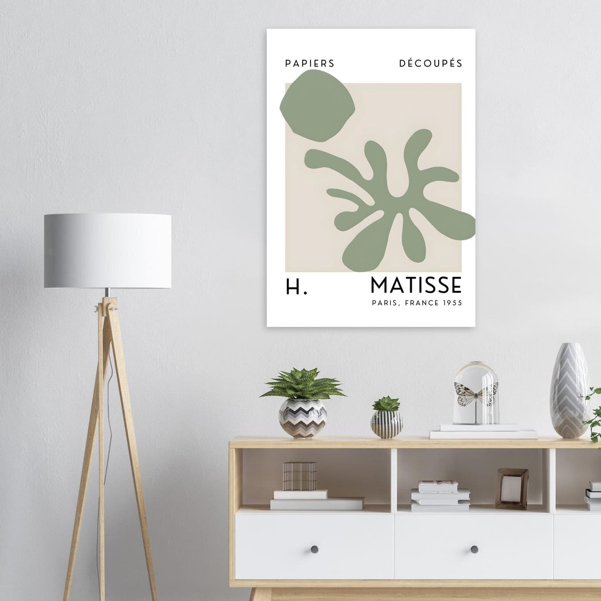 Artfulprints Poster Matisse – Echoes of the sea  - 70x100 cm - Groen