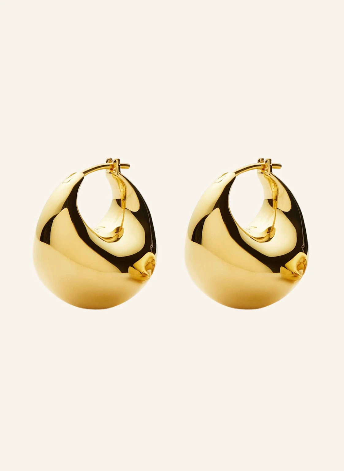 MISSOMA Creolen SCULPTURAL CHUBBY DOME SMALL HOOPS by GLAMBOU