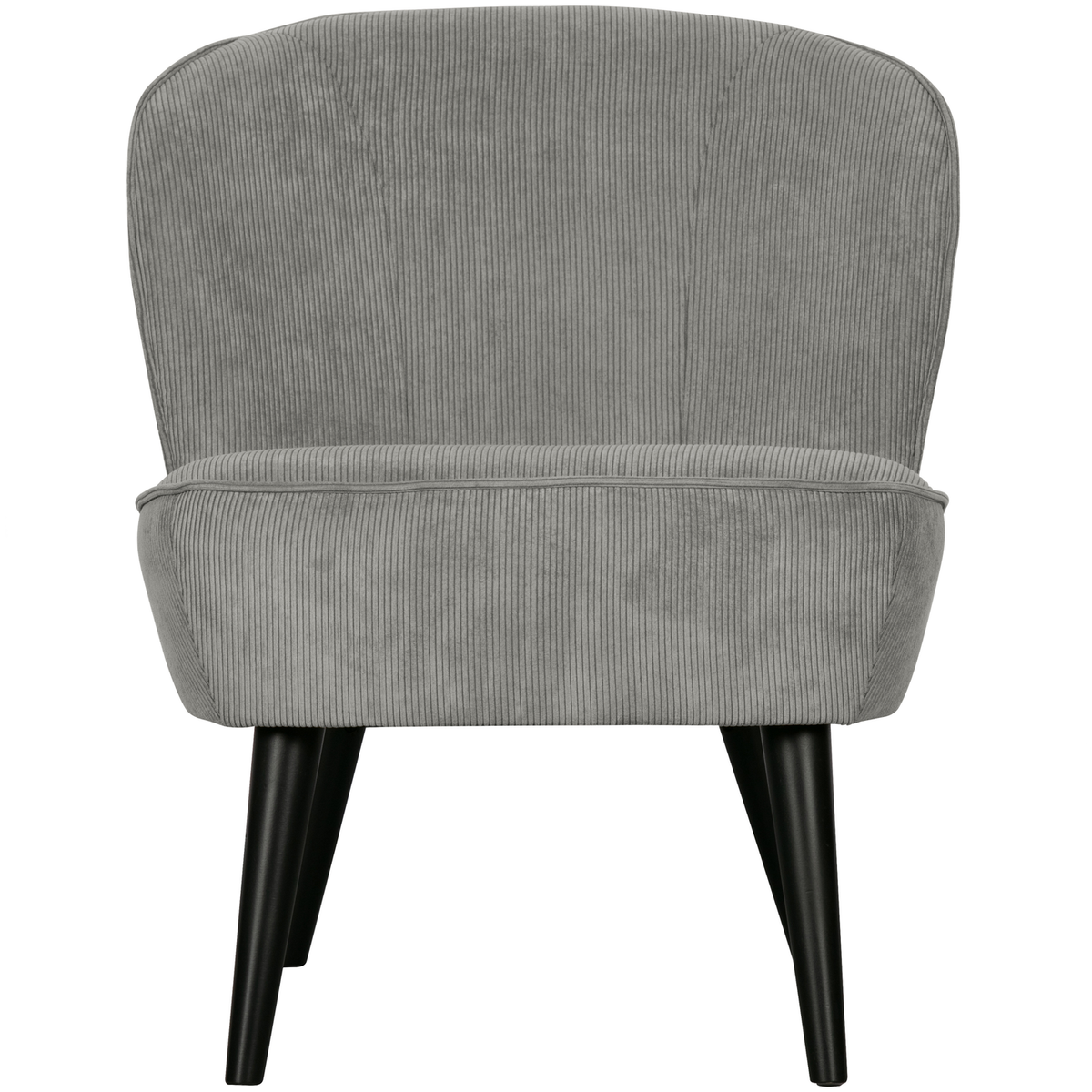 WOOOD fauteuil Sara - Polyester - Grijs/Groen- 71x59x70