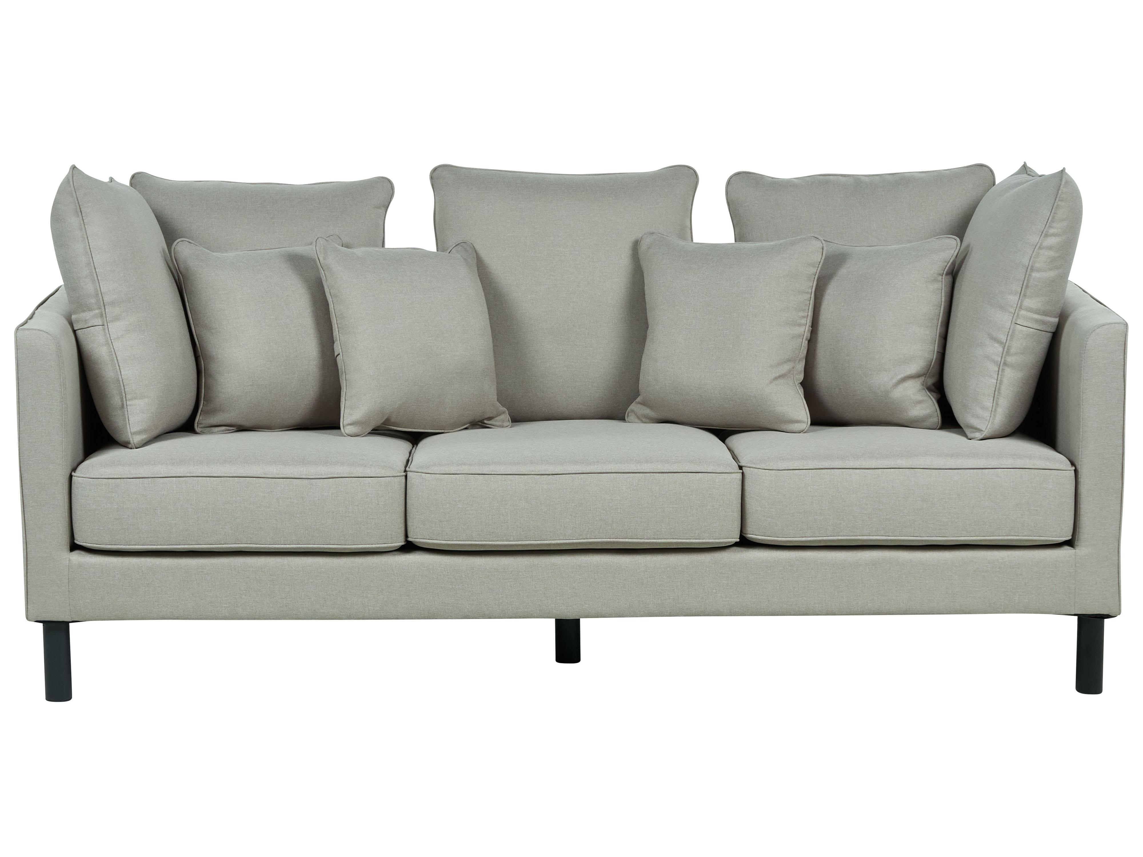 Sofa 3 Seater FENSTAD Fabric Light Grey