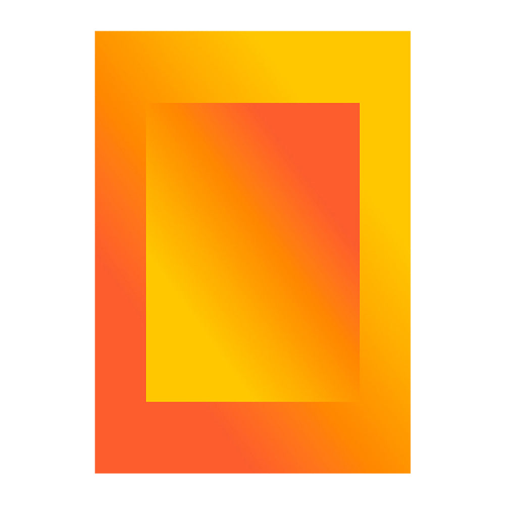 Paper Collective Absorb 04 Poster 50 x 70 cm - Yellow / Orange