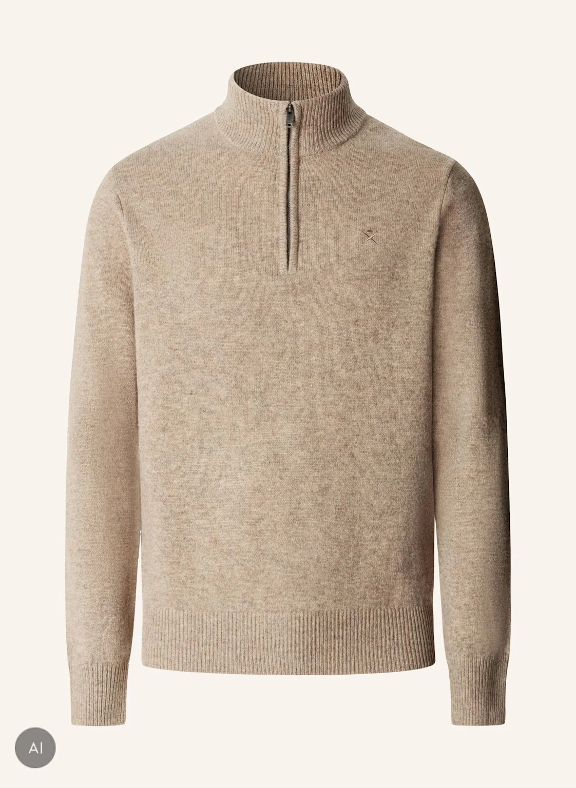 HACKETT LONDON Pullover LAMBSWOOL HZIP