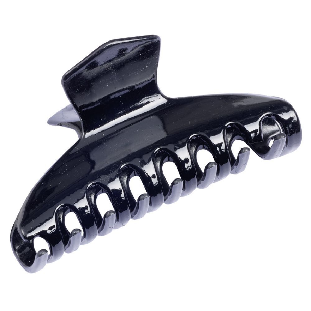 Pince à cheveux noir brillant L9cm