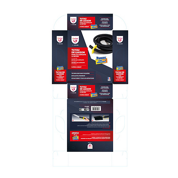 Kit de liaison cale aspirateur / ponceuse Gerlon