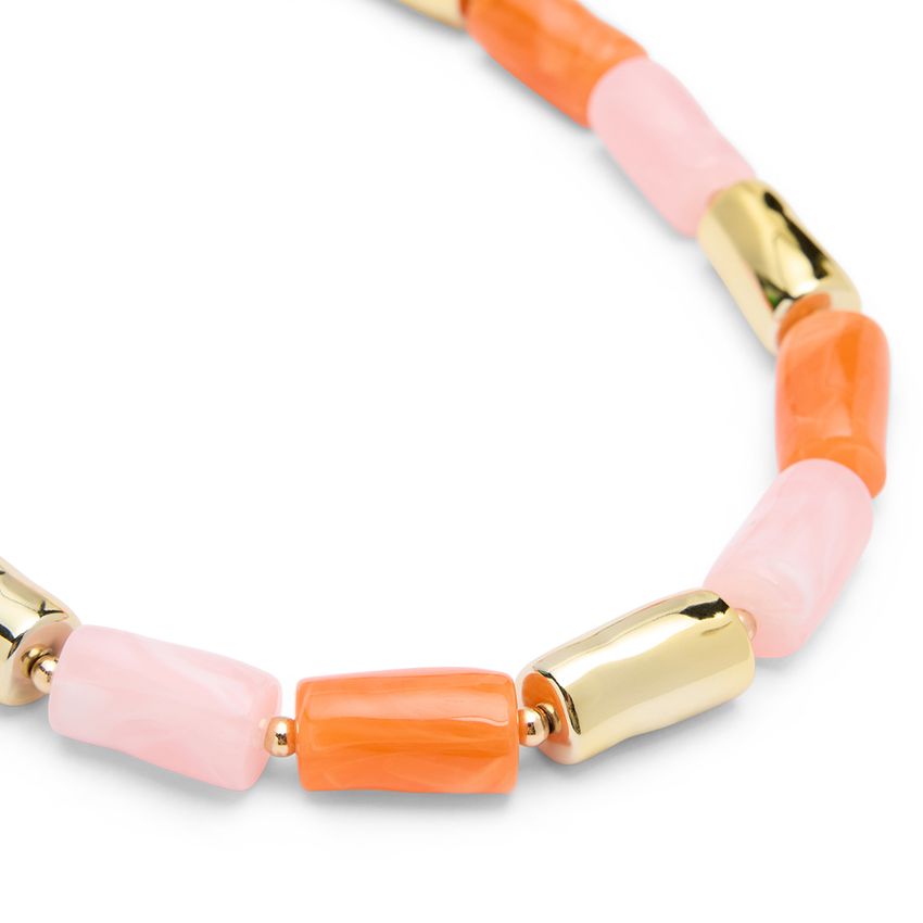 Manfield Multicolor gekleurde kralenketting