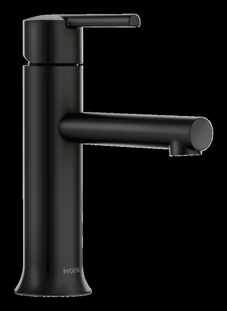 Moen® Arlys Single Handle 4-in Centerset Bathroom Sink Faucet, WaterSense® Certified, Matte Black
