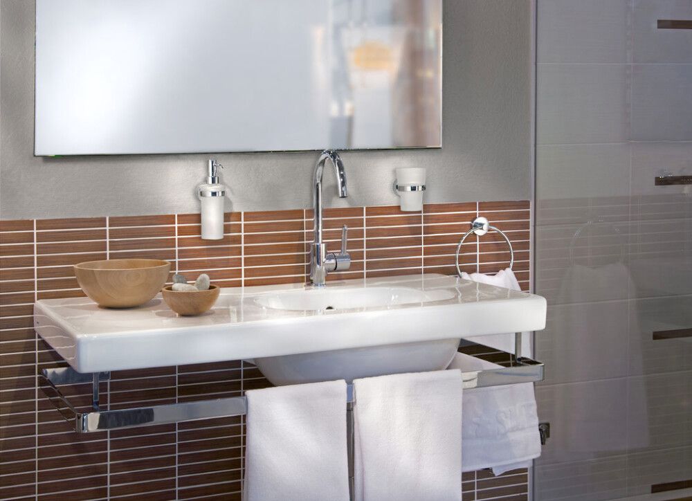 TANNBØRSTEHOLDER SMEDBO HOME 98X93X75MM KROM
