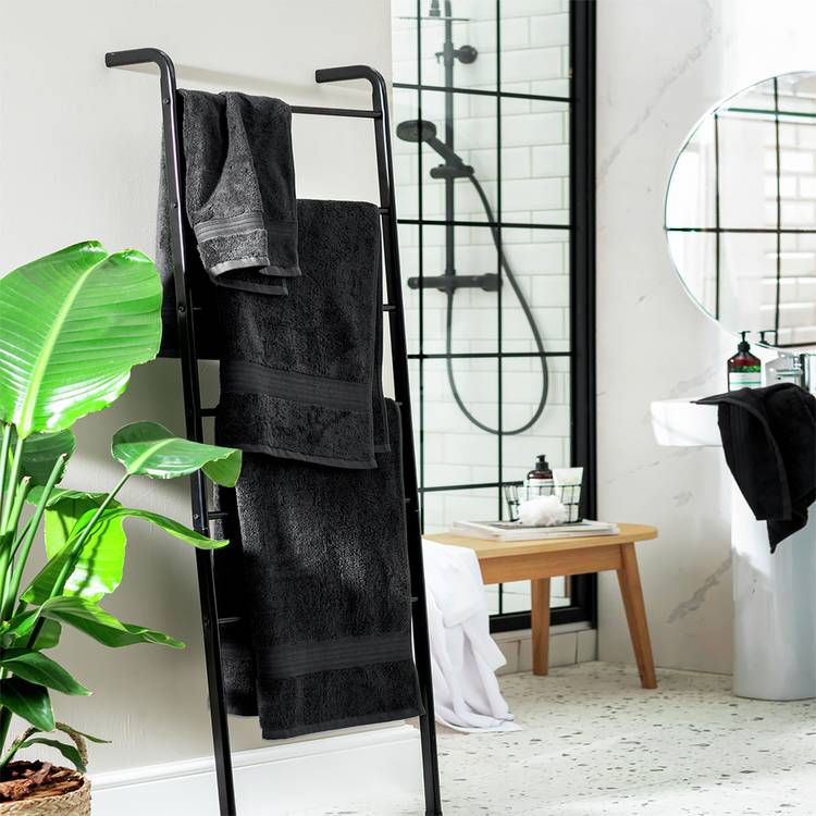 Habitat Egyptian Cotton 4 Piece Towel Bale - Slate Grey