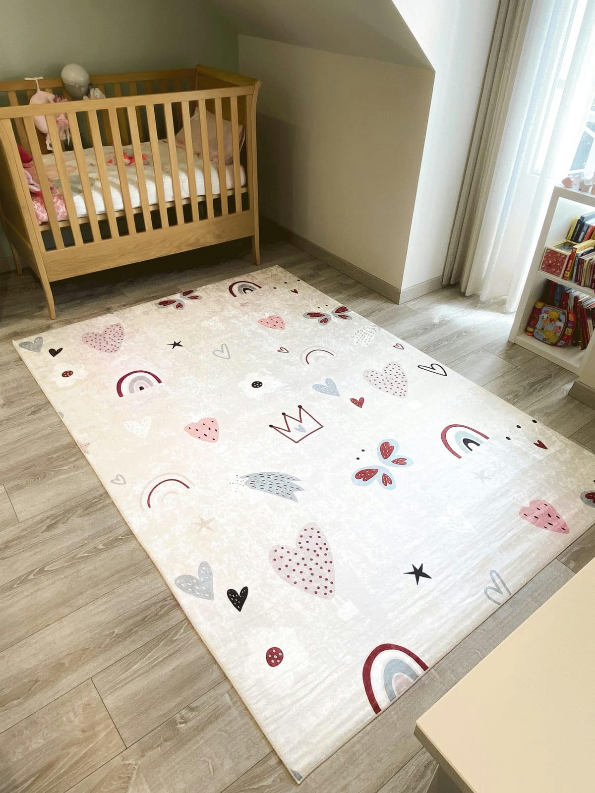 HAPPY - Tapis enfant à motifs multicolores 160x230