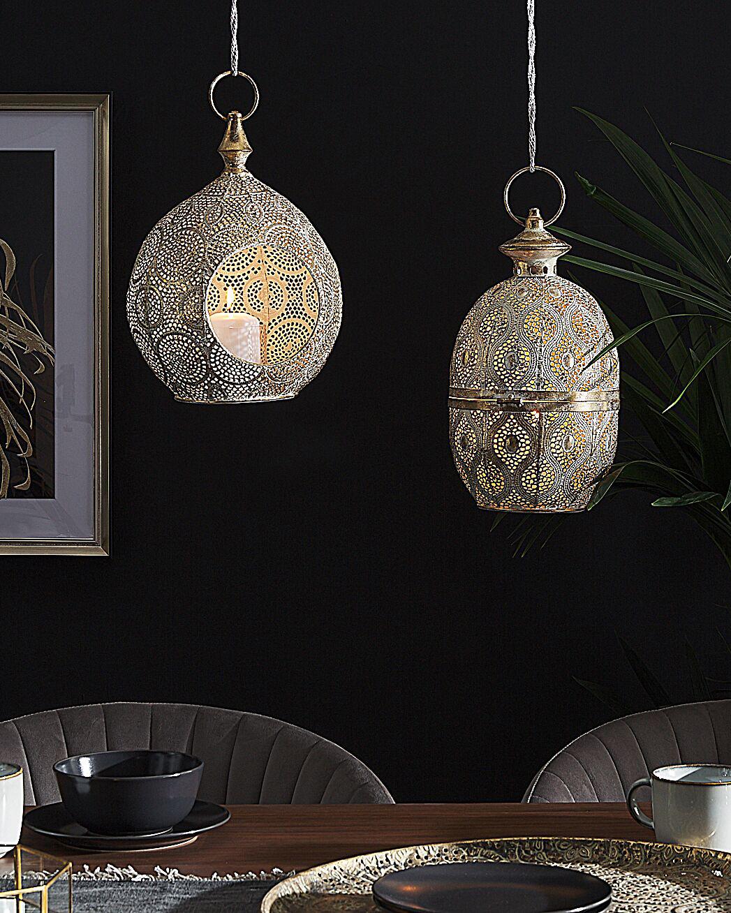 Lantern LAESO Metal 33 cm Gold