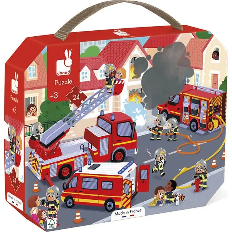 Puzzle 24-teilig Feuerwehr