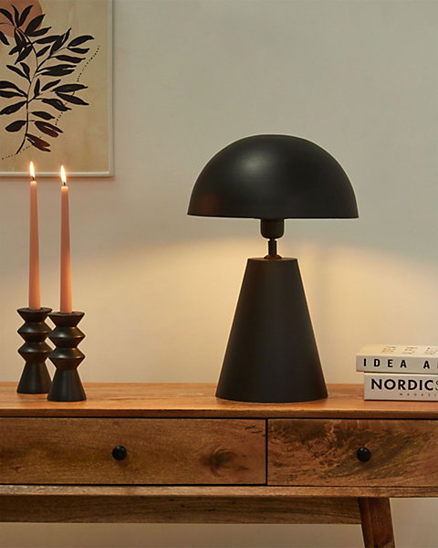 Lampe à poser PALMIET Métal Noir