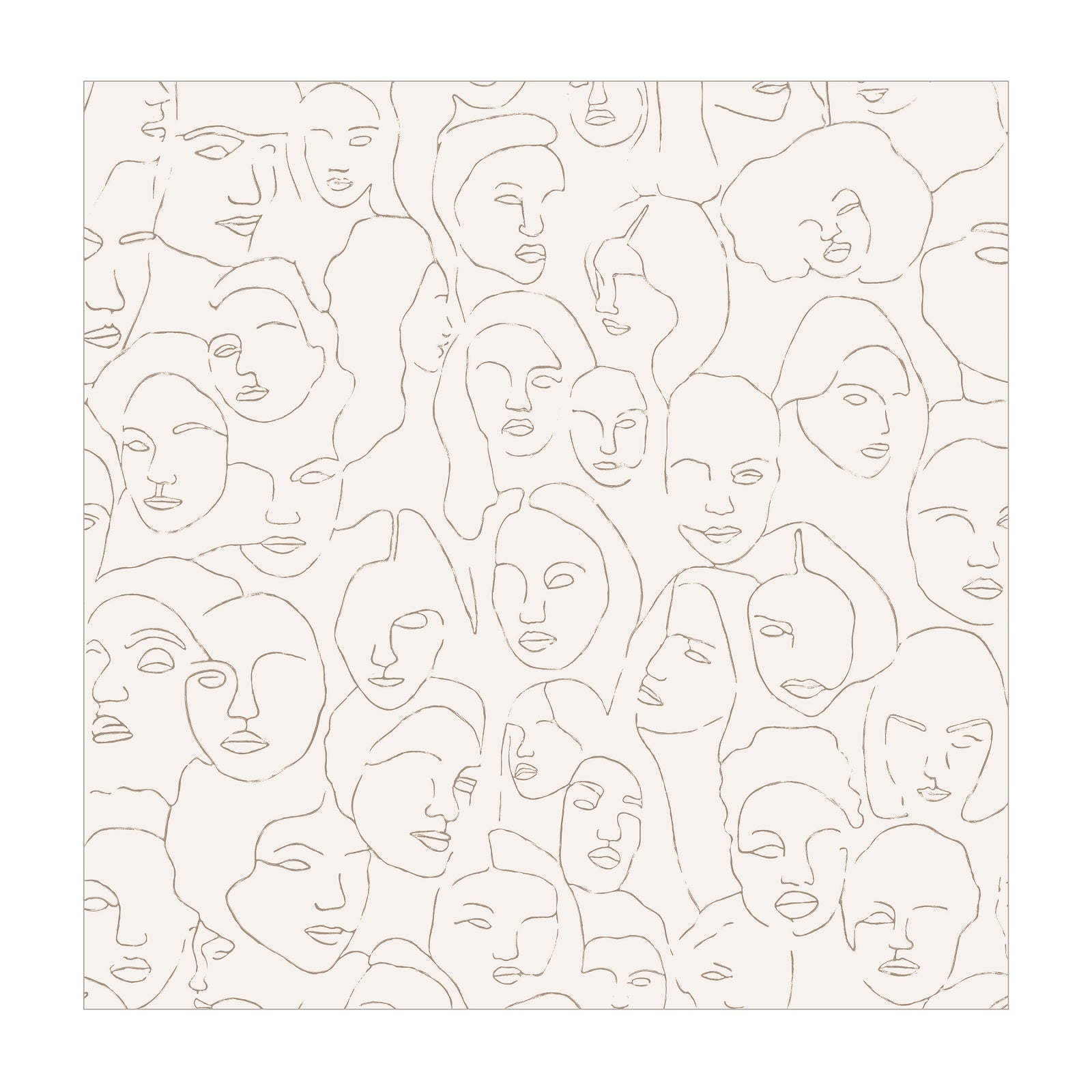 vtwonen Fotobehang - Faces - 280x150cm