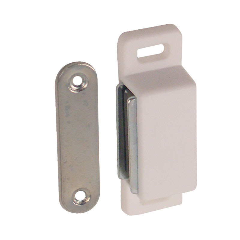 Loqueteau magnétique 3 kg blanc 10 pièces TEKNIBOX