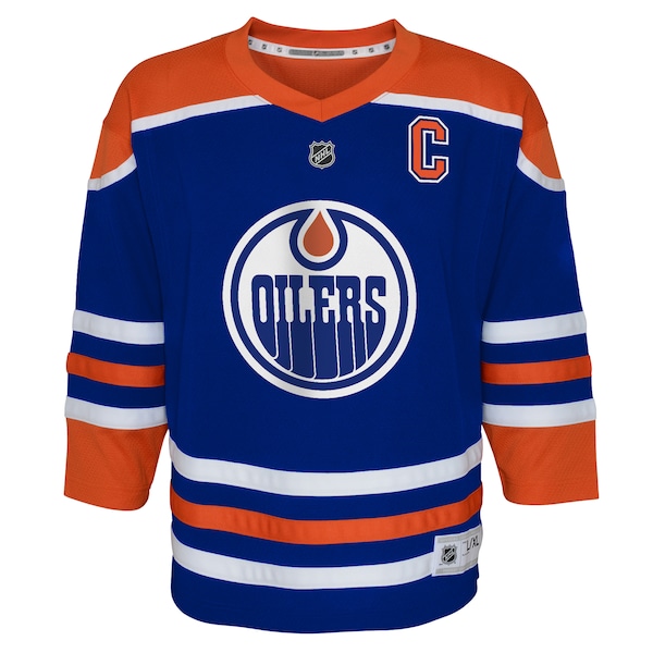 Connor McDavid Edmonton Oilers Preschool Home Replica Player Jersey - Royal