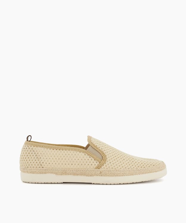 Fisherr Beige - Perforated Casual Espadrilles
