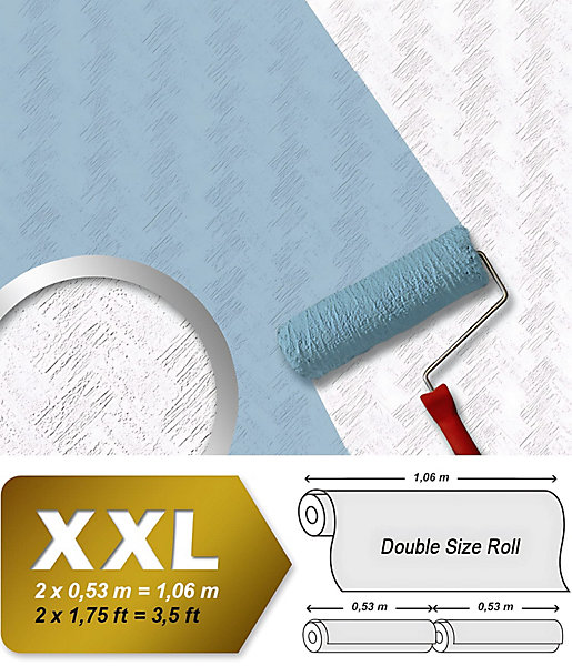 Papier peint texturé EDEM 83103BR70 papier peint intissé texturé à l'aspect de pierre mat blanc