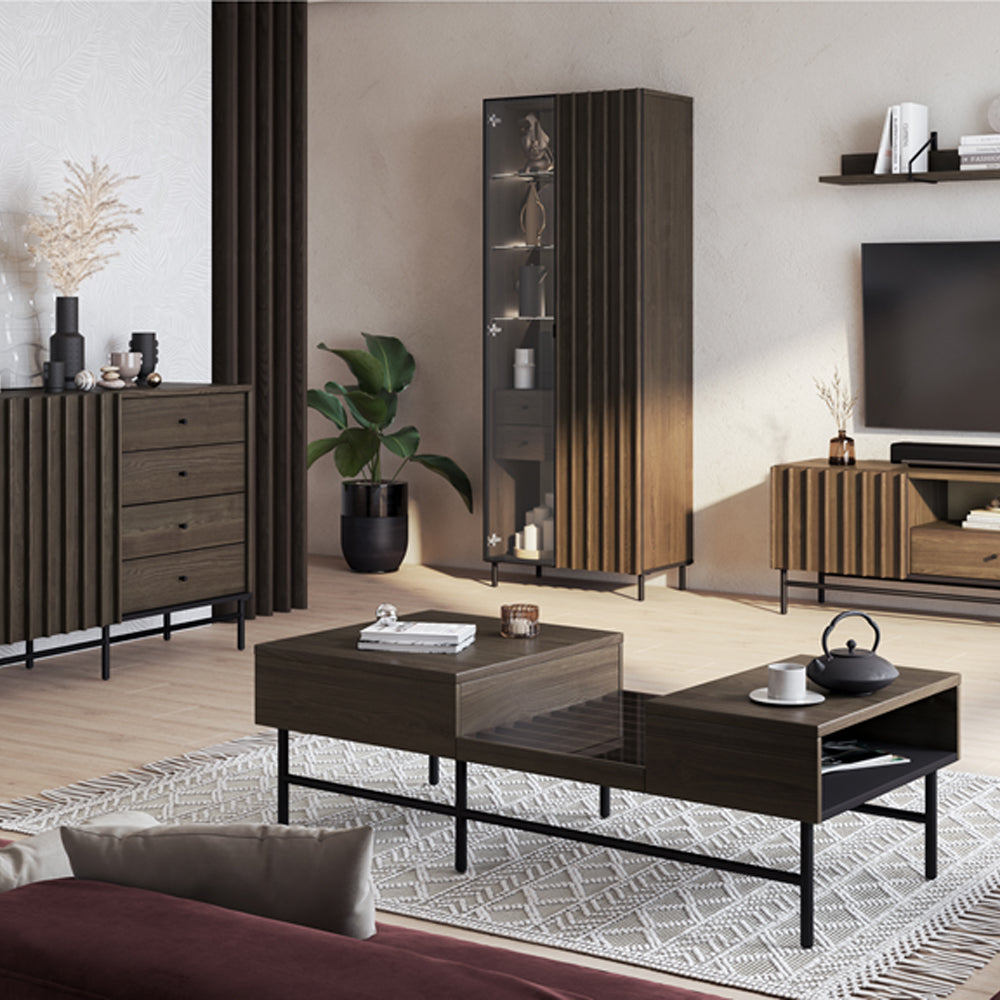 by fonQ Ruve Vitrinekast – Portland Ash