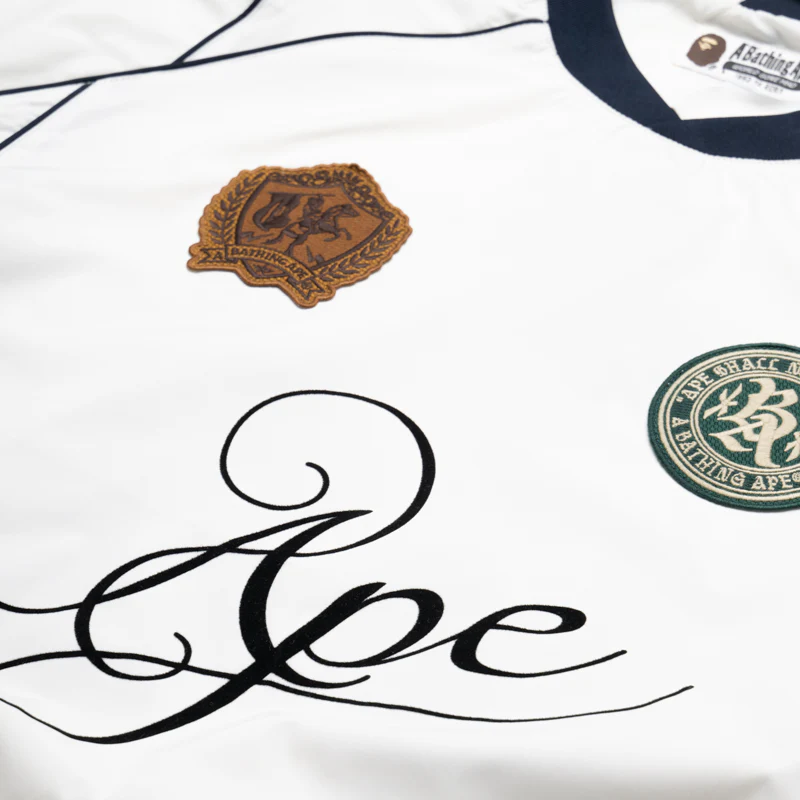 A Bathing Ape Multi Logo Pullover - White