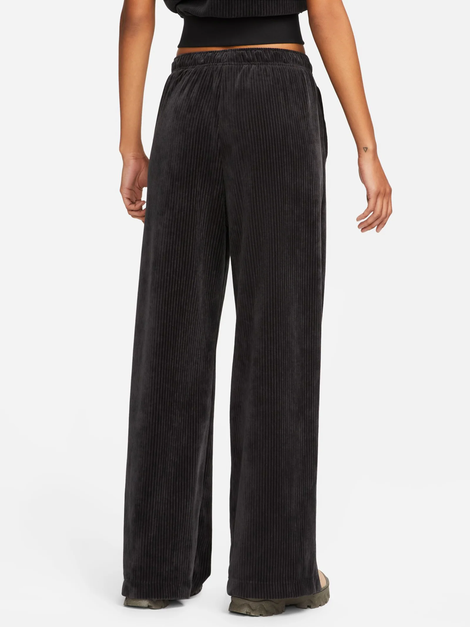 Women's Sportswear Velour Wide-Leg Pants