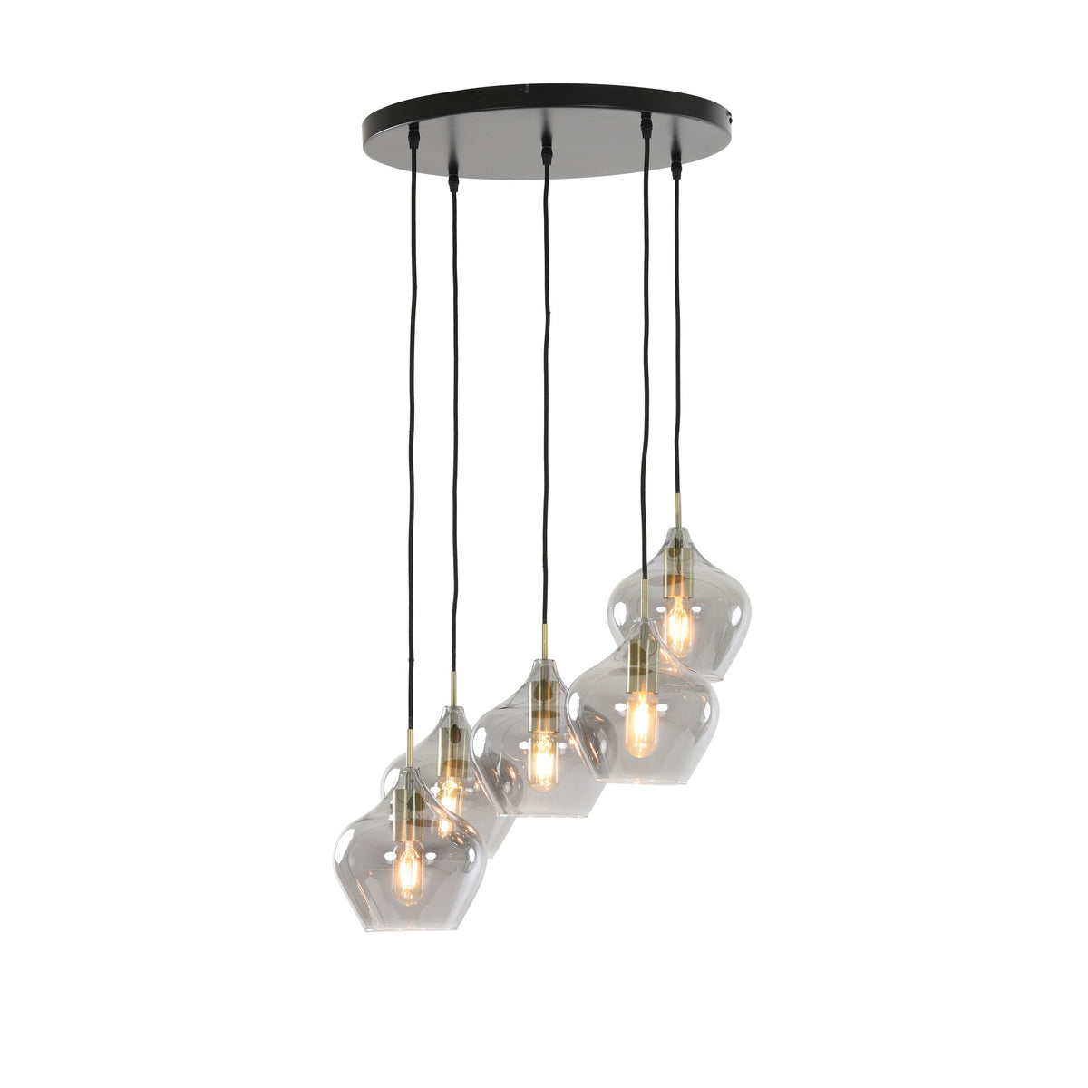 Light & Living hanglamp Rakel - brons - 66x61x61cm