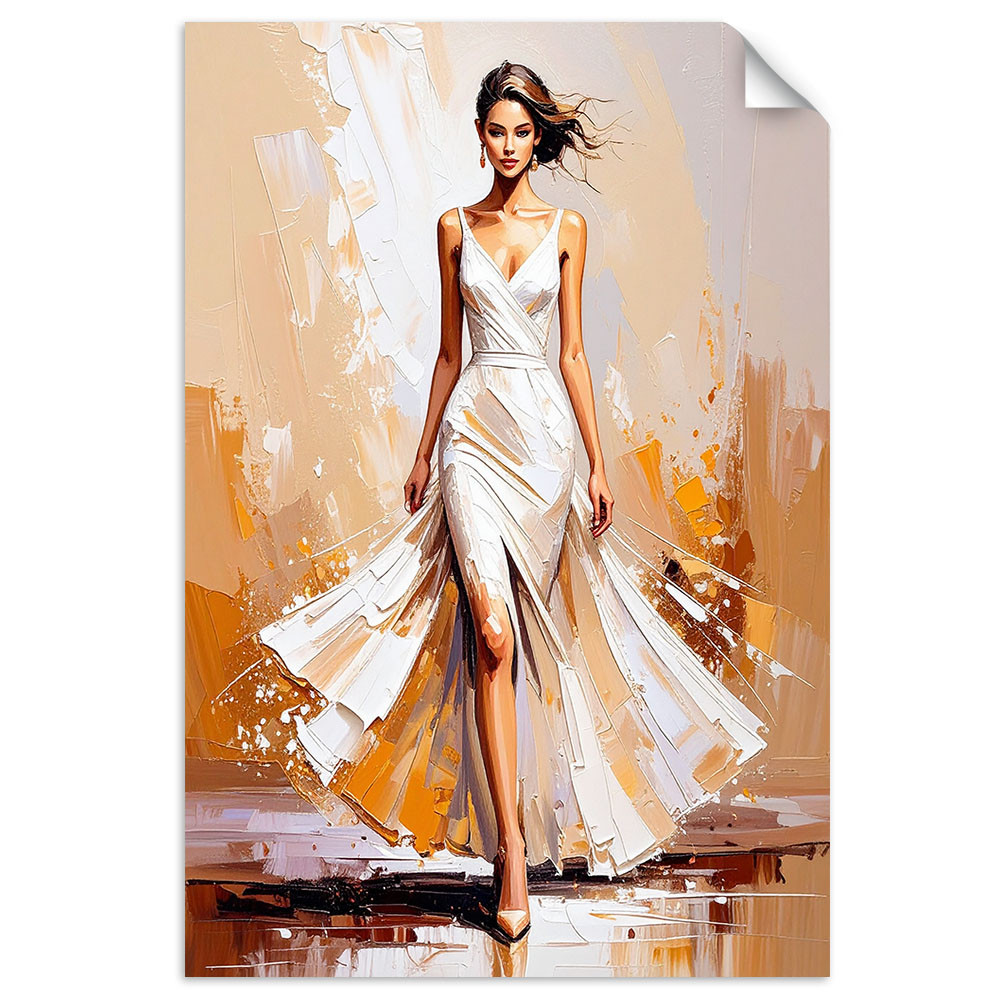 Naklejka na ścianę Feeby Modelka na pokazie mody 20x30