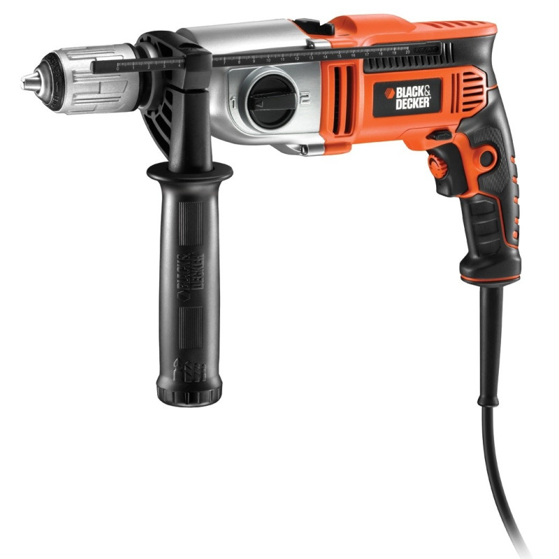 Perceuse à percussion électrique KR8542K 850 W BLACK DECKER