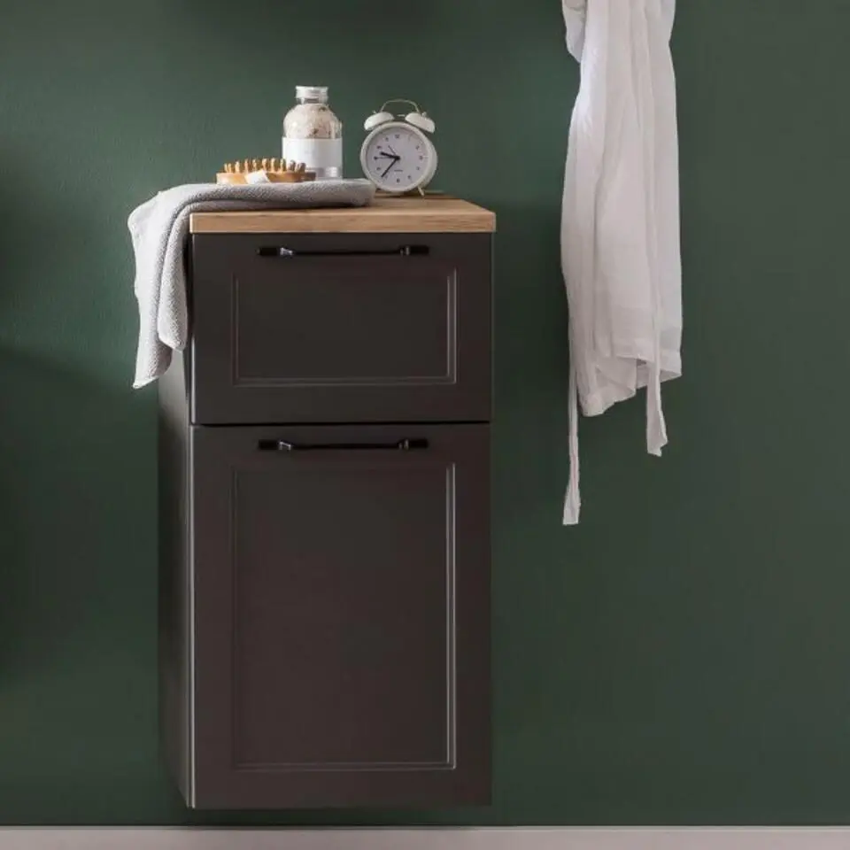 Bijzetkast Meran - 40 x 35 x 79 cm - Grijs