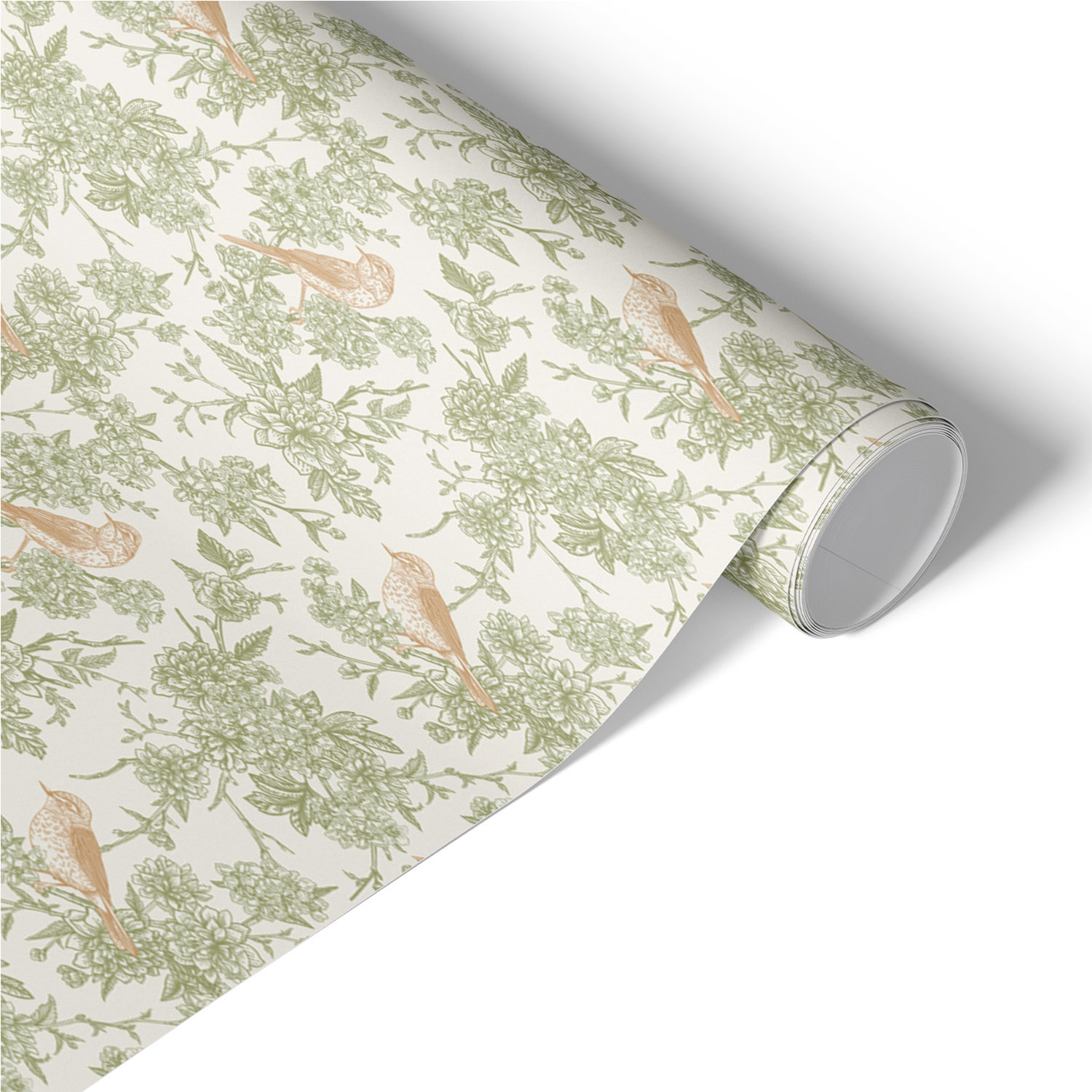 Okleina na meble Pastelowe ptaki 50x100 Folia samoprzylepna Sypialnia