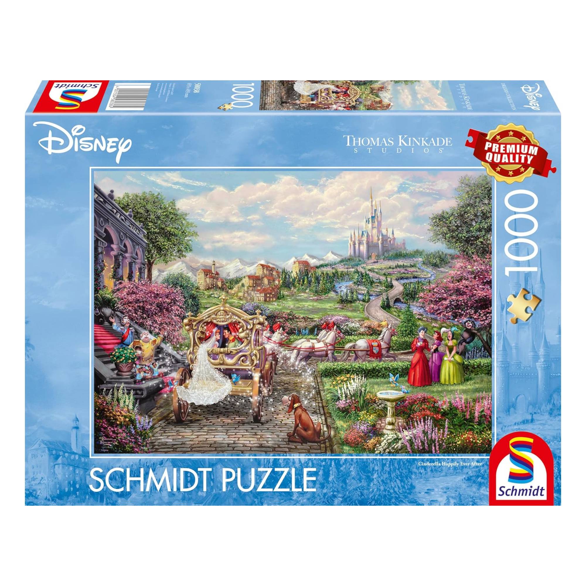 Schmidt Thomas Kinkade Disney Cinderella Jigsaw Puzzle 1000 Pieces