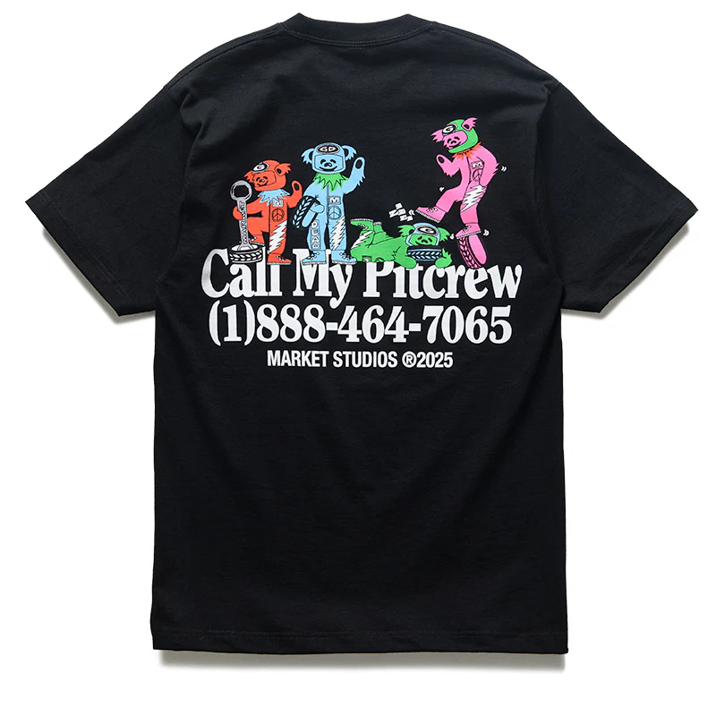 Market x Grateful Dead Call My Pitcrew Tee - Black