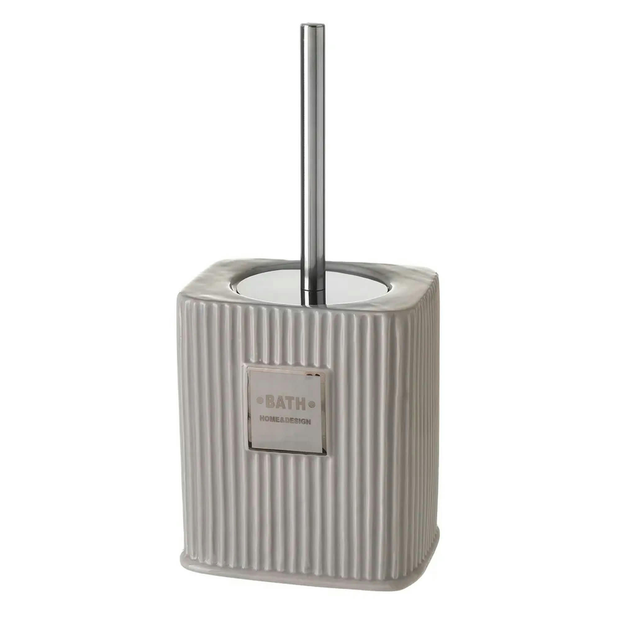 - Brosse WC céramique gris