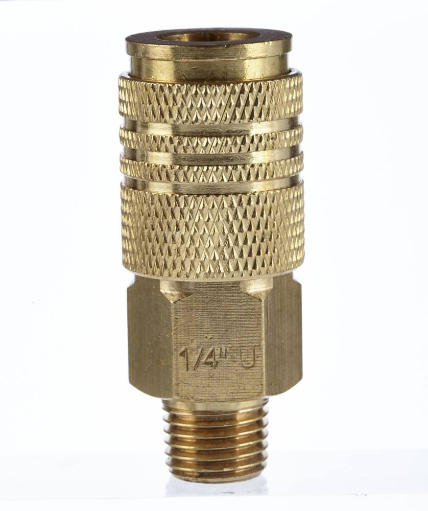 Mastercraft Universal Brass Male Air Hose Connect Coupler
