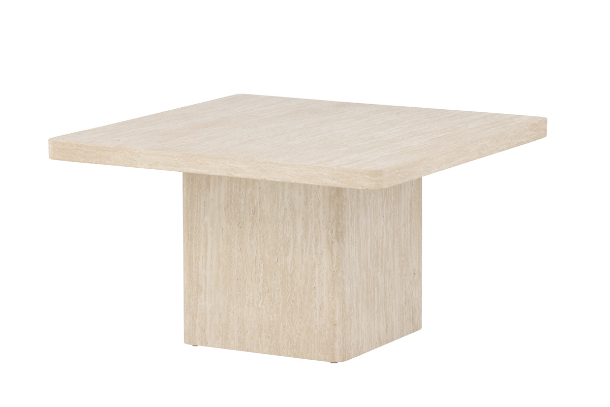 BRAM salontafel Norholm - beige - 80 x 80 cm
