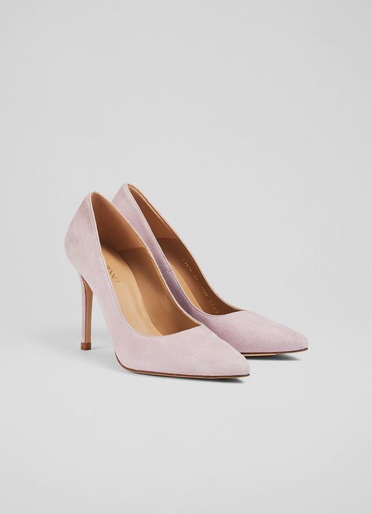 Classic Fern Lilac Suede Pointed Toe Courts