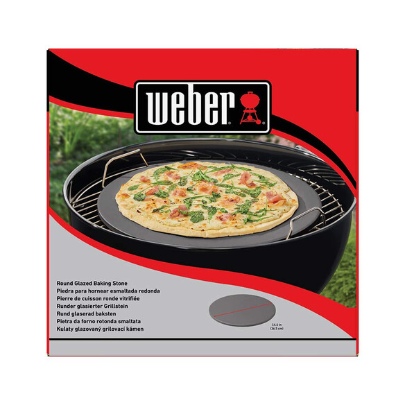 Grande pierre à pizza ronde émaillée ⌀36,5 cm - Weber