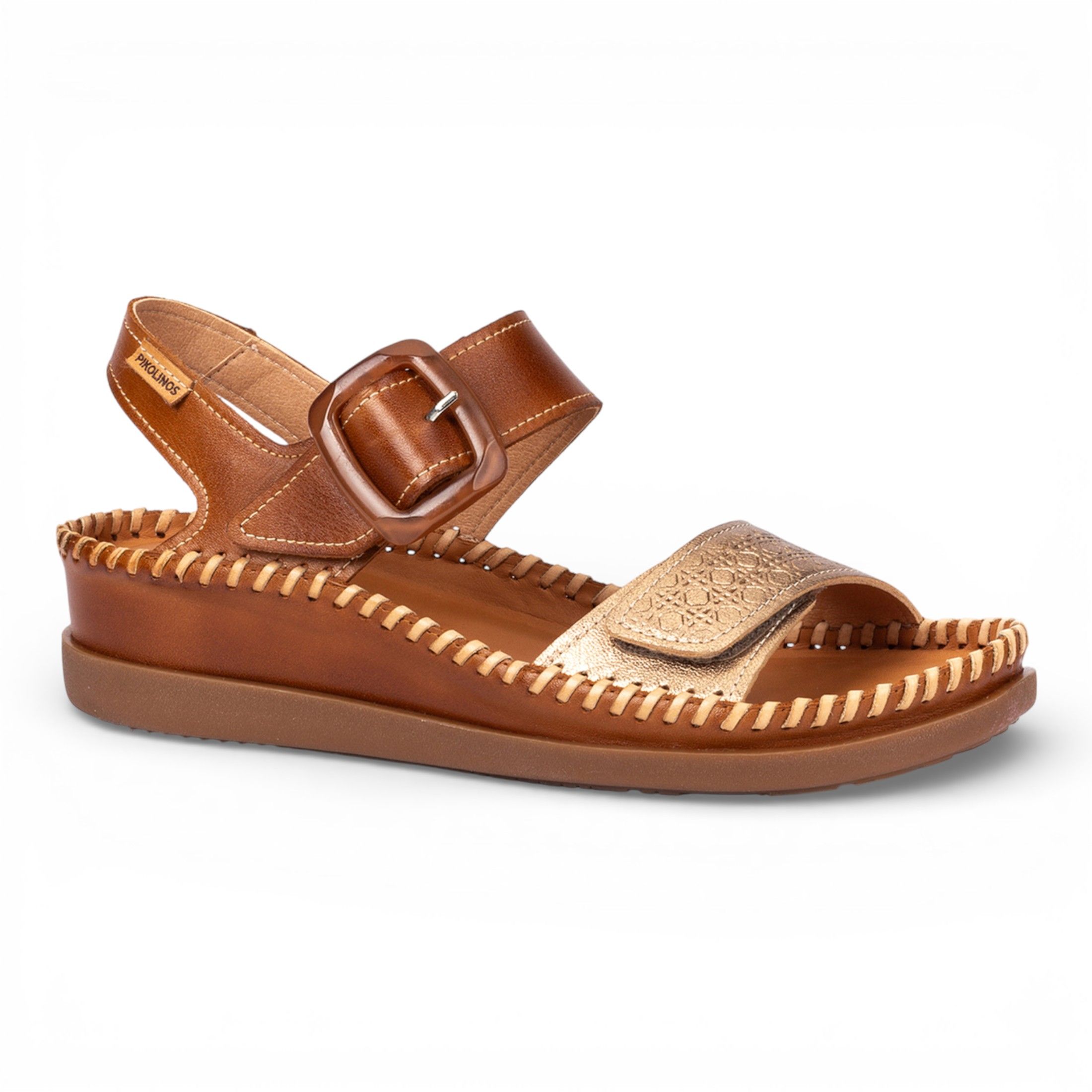 Infinity Leather Pikolinos Leather Lightweight Summer Wedge Sandals - Cadaques