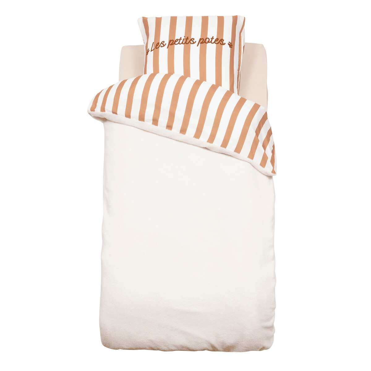 Capa de edredão e capa de almofada SCOTT reversível 140X200CM