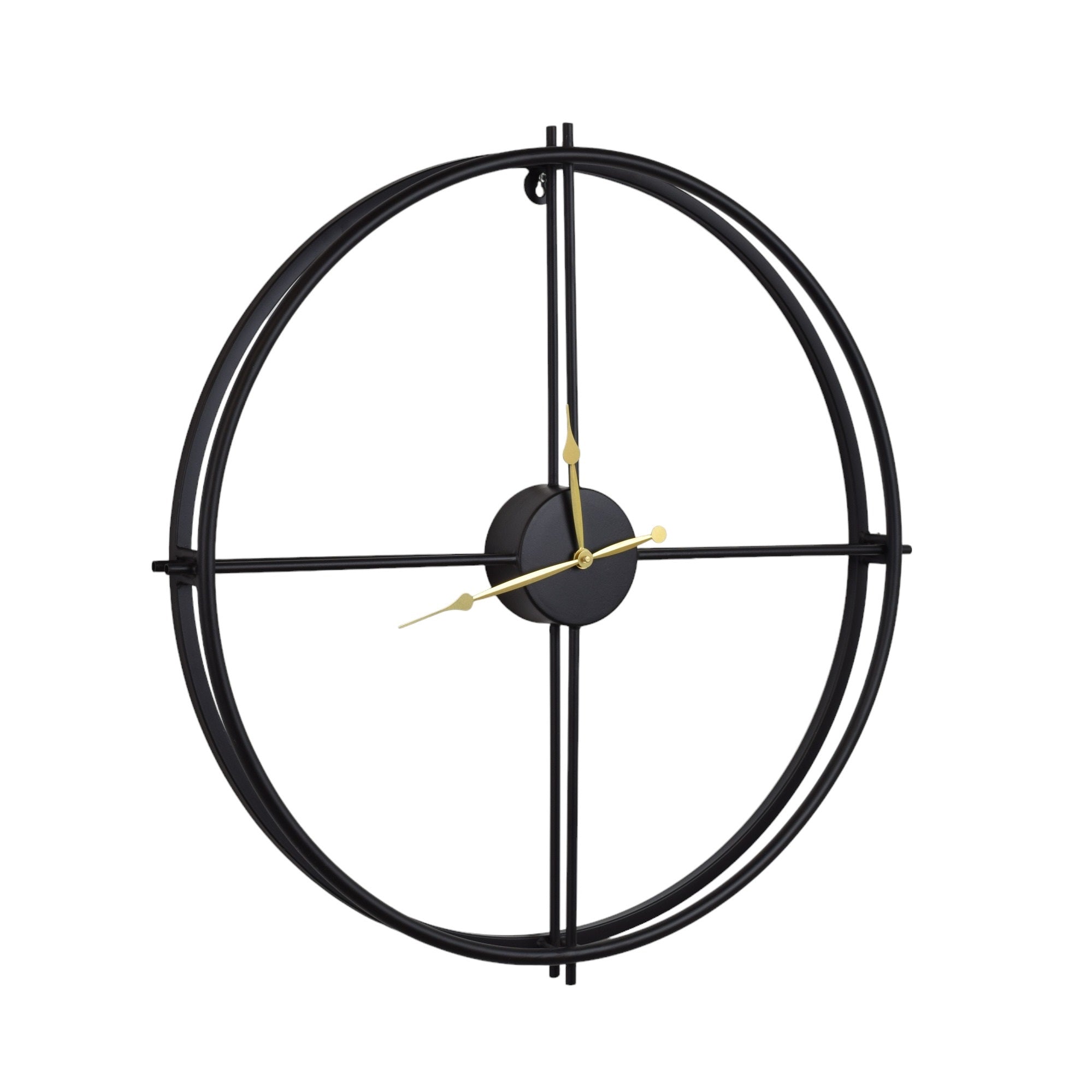 LOFT42 Ben Wandklok - Zwart - Metaal - 60x6